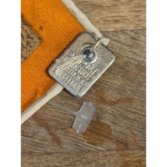 Pertegaz Women's Brown 100 %Silk Square Scarf - Picture 6 of 13